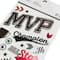 12 Pack: M.V.P. Sport Dimensional Stickers by Recollections™